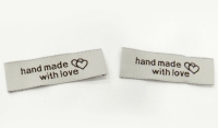 HAND MADE WITH LOVE 52mm x 15mm 0501241