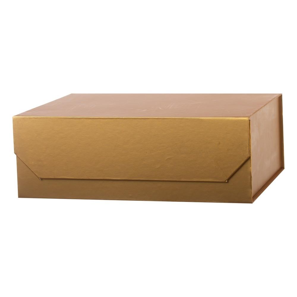 Κουτί Δώρου Διπλώσιμο Χρυσό ΡΤ241-2 29*22*10εκ