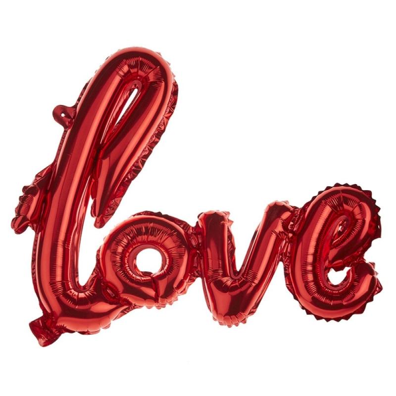ΜΠΑΛΟΝΙ FOIL LOVE ΚΟΚΚΙΝΟ ΡΤ040-2 68X46εκ