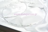 Στέφανα Γάμου επάργυρα (7220)