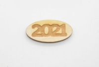 Ξύλινο Διακοσμητικό 2027 οβάλ (160078β)