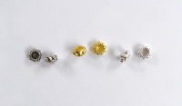 ΜΕΤΑΛΛΙΚΗ ΧΑΝΤΡΑ ΑΣΗΜΙ ΧΡΥΣΟ 6mm x 6mm 0517246