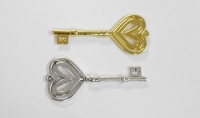 ΜΕΤΑΛΛΙΚΟ ΚΛΕΙΔΙ ΚΑΡΔΙΑ 3cm x 7cm 0517741
