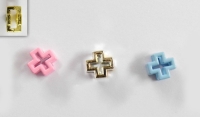 ΜΕΤΑΛΛΙΚΟΣ ΣΤΑΥΡΟΣ ΔΙΑΤΡΗΤΟΣ ME UV 10mm x 10mm 0517750