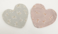 ΠΟΥΓΚΙ ΚΑΡΔΙΑ ΜΕ ΜΙΚΡΟ ΑΝΘΑΚΙ 12cm x 11.4cm ΜΕ ΥΠΟΣΤΡΩΜΑ 010# 0527228