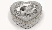 ΚΟΥΤΙ ΚΑΡΔΙΑ ΒΑΜΒΑΚΕΡΟ ΑΓΓΕΛΟΣ 19.5cm x 7cm 17-2037 0621136