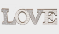 ΞΥΛΙΝΟ LOVE ΒΑΜΒΑΚΕΡΟ ΑΓΓΕΛΟΣ 40cm x 11.5cm 17-2100 0621143