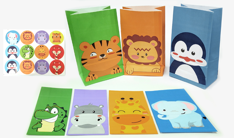 ΧΑΡΤΙΝΟ ΤΣΑΝΤΑΚΙ ΧΩΡΙΣ ΧΕΡΑΚΙΑ ΖΩΑΚΙΑ 13cm x 24cm x 8cm 0402140