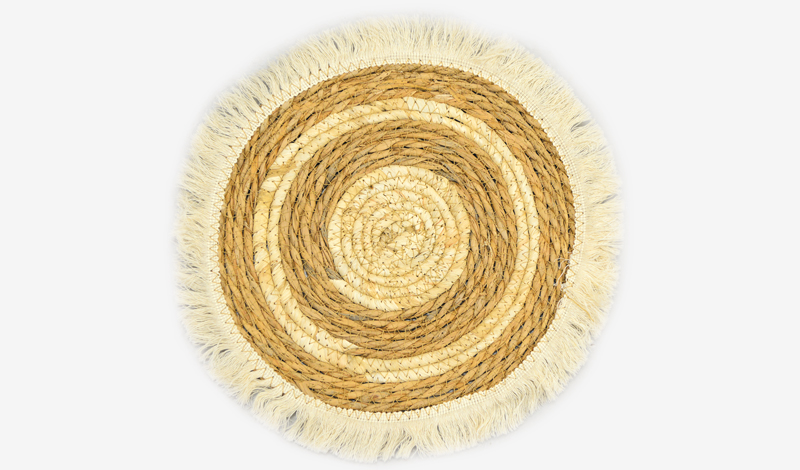 ΧΑΛΑΚΙ ΣΤΡΟΓΓΥΛΟ BOHO ΜΕ ΚΡΟΣΙΑ 60CM HK-S0312-60 0502332
