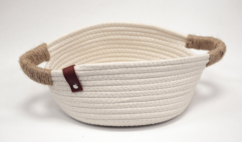 ΚΑΛΑΘΑ BOHO ΒΑΜΒΑΚΕΡΟ ΜΕ ΧΕΡΟΥΛΙΑ 25cm x 10cm 0502364