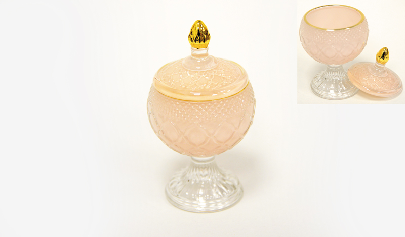 ΦΟΝΤΑΝΙΕΡΑ ΓΥΑΛΙΝΗ ΜΕ ΠΟΔΙ 8.5cm x 15cm FH-CY2205 0503279