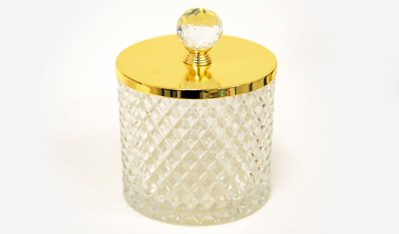 ΦΟΝΤΑΝΙΕΡΑ ΜΕ ΧΡΥΣΟ ΚΑΠΑΚΙ ΜΕΓΑΛΗ 10.5cm x 12.5cm FH-CY2201L 0503290