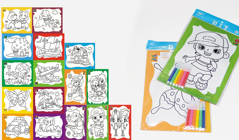 ΚΑΡΤΕΛΑ ΣΕΤ/2 ΖΩΓΡΑΦΙΚΗΣ ΚΑΙ 6 ΜΑΡΚΑΔΟΡΟΥΣ 0515015