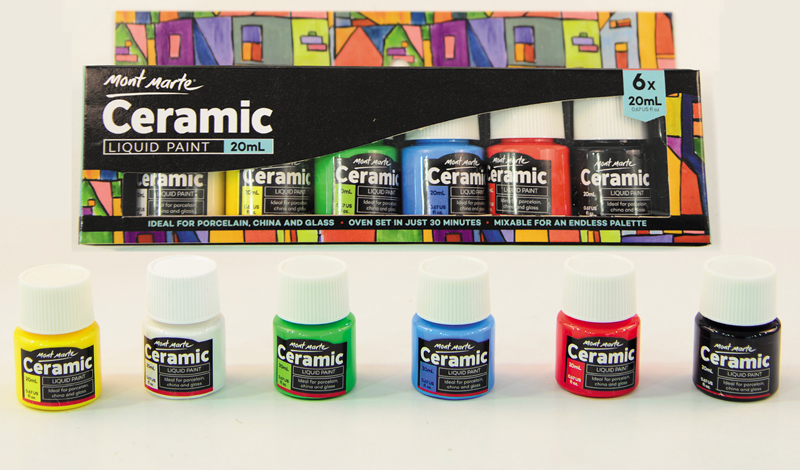 ΣΕΤ 6 ΧΡΩΜΑΤΩΝ ΓΙΑ ΚΕΡΑΜΙΚΕΣ ΕΠΙΦΑΝΕΙΕΣ 20ml 0515032