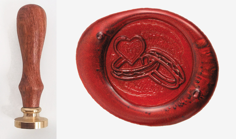 ΣΦΡΑΓΙΔΑ ΒΟΥΛΟΚΕΡΙ 2.5cm ΚΑΡΔΙΑ ΔΑΧΤΥΛΙΔΙΑ 05151167