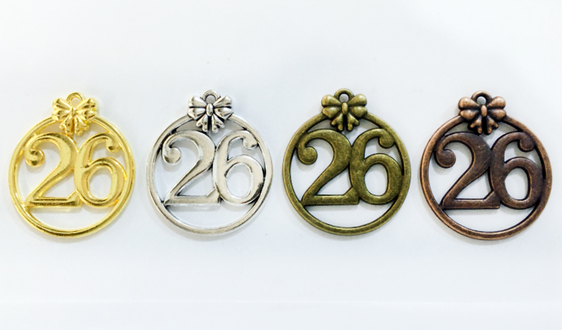 ΜΕΤΑΛΛΙΚΗ ΜΠΑΛΑ 26 ΜΕ ΦΙΟΓΚΟ 3cm x 3.5cm 0517616