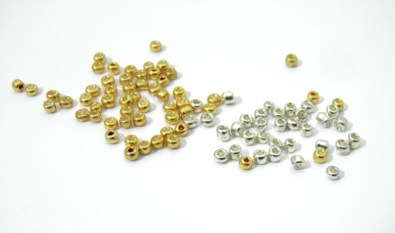 ΧΑΝΤΡΑ ΜΙΝΙ ΧΡΥΣΟ ΑΣΗΜΙ ΜΕΤΑΛ 4mm 5000τεμ 0517624