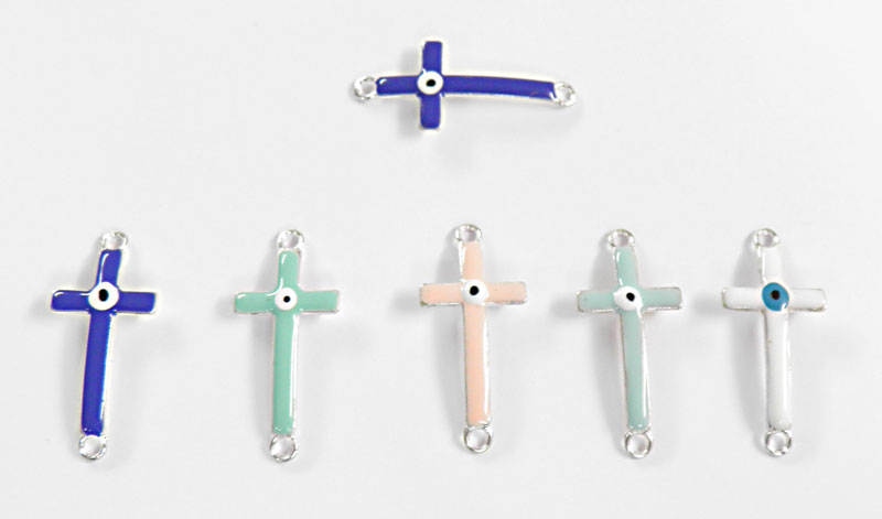 ΣΤΑΥΡΟΣ ΣΜΑΛΤΟ ΜΑΤΑΚΙ 2ΤΡΥΠΕΣ ΑΣΗΜΙ 16mm x 36mm 05177821