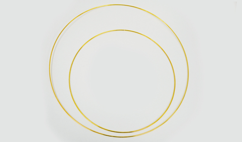 ΜΕΤΑΛΛΙΚΟ ΧΡΥΣΟ ΣΤΕΦΑΝΙ 18cm 0517919