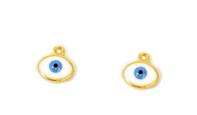 ΜΕΤΑΛΛΙΚΟ ΧΡΥΣΟ ΜΑΤΙ ΣΜΑΛΤΟ 1.3cm x 1.4cm 0517967