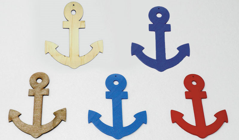 ΞΥΛΙΝΗ ΑΓΚΥΡΑ 9.5cm x 7.4cm 0519018