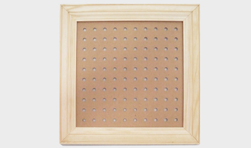 ΞΥΛΙΝΗ ΚΟΡΝΙΖΑ ΜΕ ΤΡΥΠΕΣ ΜΕΓΑΛΗ 40.5cm 0519341