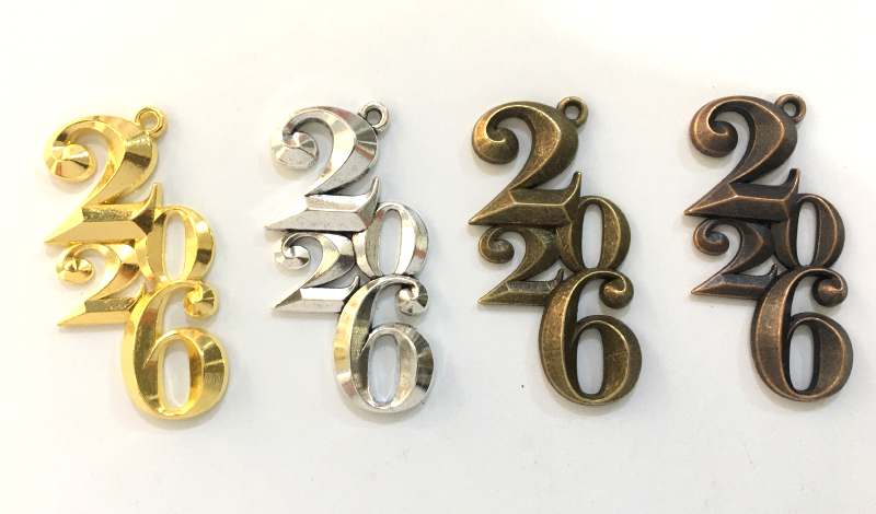 ΜΕΤΑΛΛΙΚΟ 3D 2026 2.4cm x 4.2cm 0519478