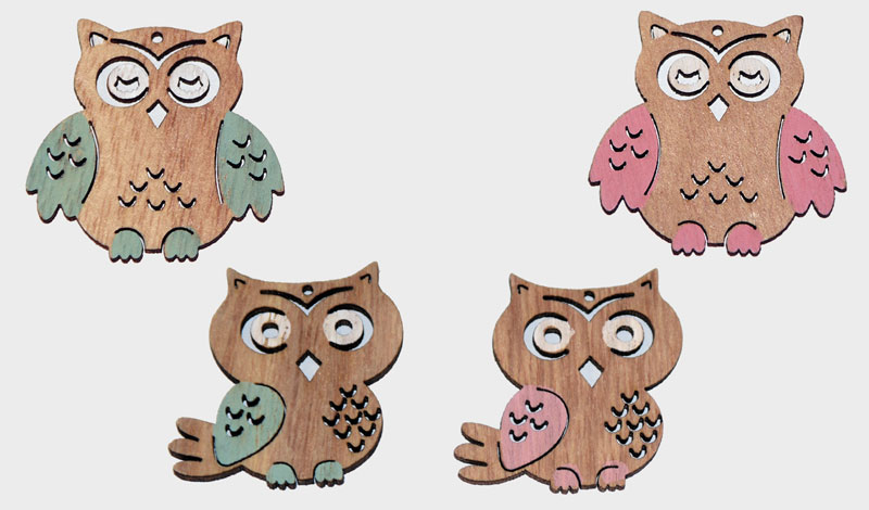 ΞΥΛΙΝΗ ΚΟΥΚΟΥΒΑΓΙΑ ΧΡΩΜΑ ΜΕΣΑΙΟ 5cm XY16-65105B 0519495