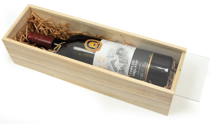 ΞΥΛΙΝΟ ΚΟΥΤΙ ΜΕ ΚΑΠΑΚΙ ΠΛΕΞΙΓΚΛΑΣ ΠΟΤΟΥ 36cm x 11cm 0519713