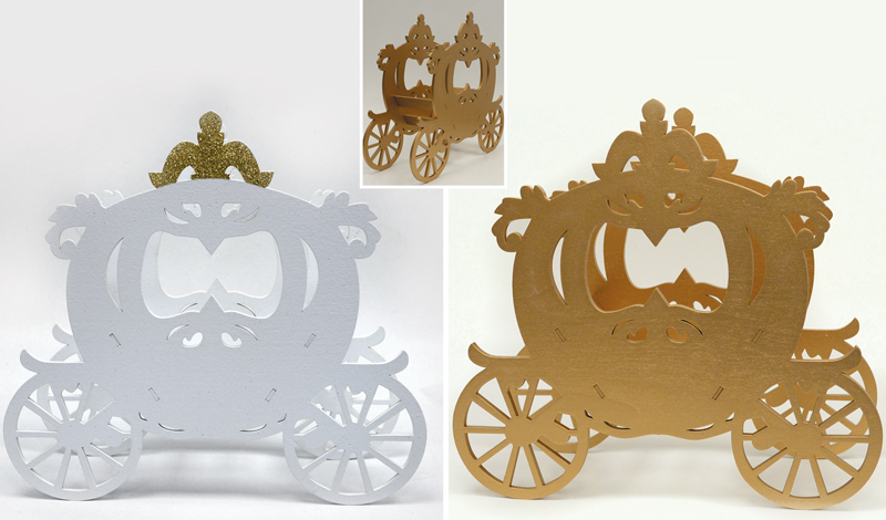 ΞΥΛΙΝΗ ΚΟΛΟΚΥΘΑ ΧΡΩΜΑ ΑΜΑΞΑ 30cm ΣΤΑΝΤ 3D 0519724