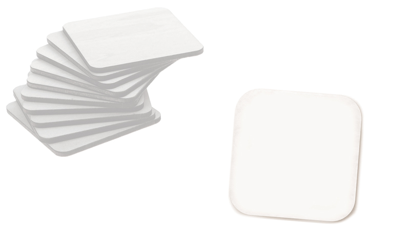 ΞΥΛΙΝΟ ΤΕΤΡΑΓΩΝΟ ΑΣΠΡΟ 8cm 0519740