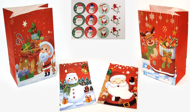 ΧΡΙΣΤΟΥΓΕΝΝΙΑΤΙΚΟ ΤΣΑΝΤΑΚΙ ΧΑΡΤΙΝΟ ΧΩΡΙΣ ΧΕΡΑΚΙΑ 13cm x 24cm x 8cm 0531169