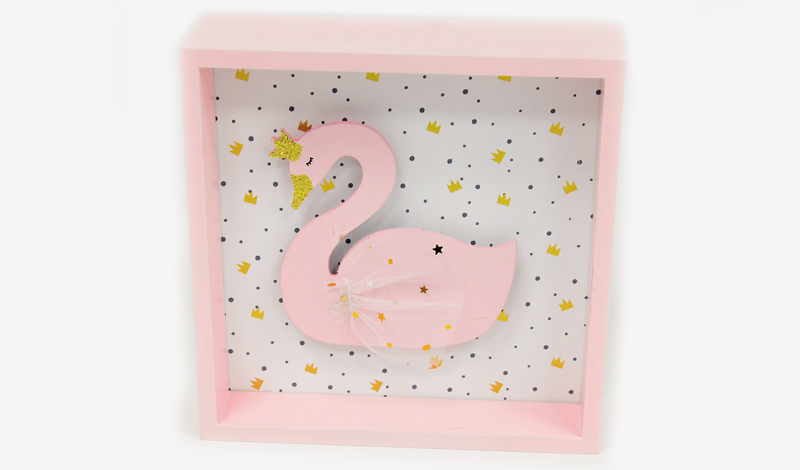 ΚΑΔΡΑΚΙ ΚΥΚΝΟΣ ΜΕ LED 18cm x 18cm x 5.5cm BS17-807 0621087