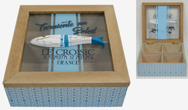 ΞΥΛΙΝΟ ΚΟΥΤΙ ΜΕ ΘΗΚΕΣ ΨΑΡΑΚΙ 16cm WH18-220 0621115