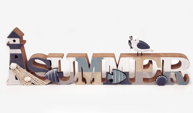 ΞΥΛΙΝΟ ΔΙΑΚΟΣΜΗΤΙΚΟ SUmmER HAG-550043 48cm x 15cm 0621199