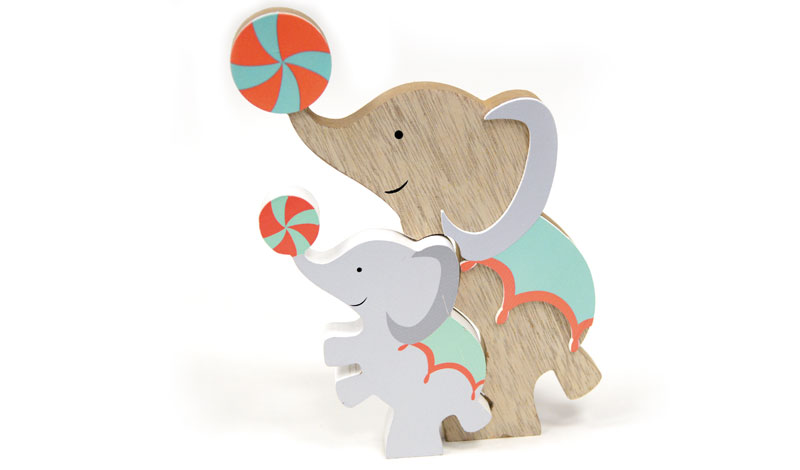 ΞΥΛΙΝΟ ΣΤΑΝΤ ΕΛΕΦΑΝΤΑΚΙΑ 20.5cm RS-190020 0621268