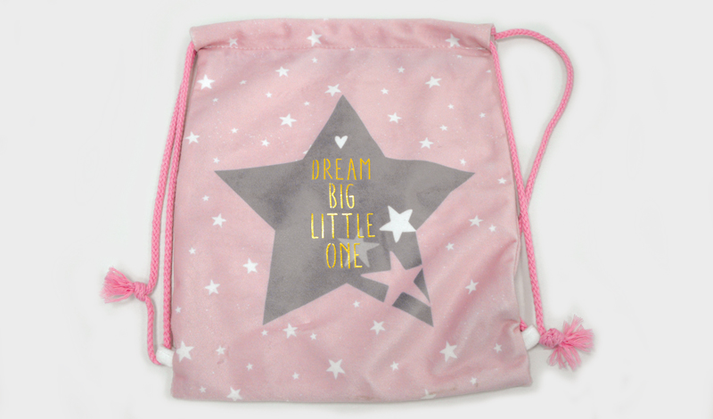 ΣΑΚΙΔΙΟ ΠΛΑΤΗΣ ΑΣΤΕΡΙ ΡΟΖ 30cm x 25cm 0621341