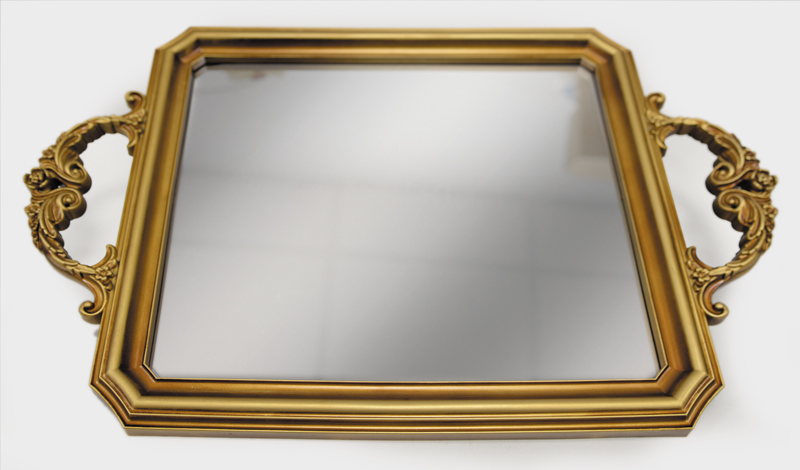 ΔΙΣΚΟΣ ΚΑΘΡΕΠΤΗΣ ΧΡΥΣΟ ΒΙΝΤΑΖ 38x25cm F02-1 0621373