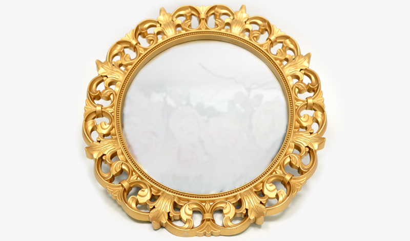 ΔΙΣΚΟΣ ΚΑΘΡΕΠΤΗΣ ΧΡΥΣΟΣ ΣΤΡΟΓΓΥΛΟΣ 30cm G818 0621402