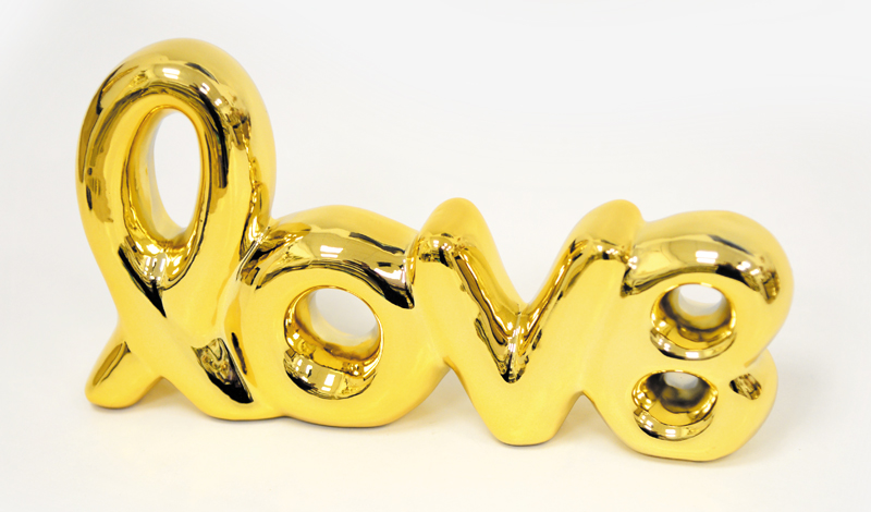 ΚΕΡΑΜΙΚΟ ΧΡΥΣΟ LOVE 24cm x 13.5cm FH-220511 0621410