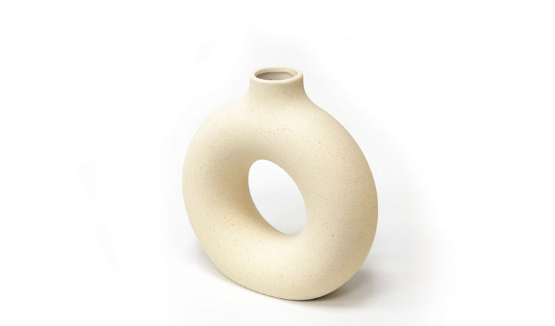 ΚΕΡΑΜΙΚΟ ΣΤΡΟΓΓΥΛΟ ΒΑΖΟ 14cm 0621469