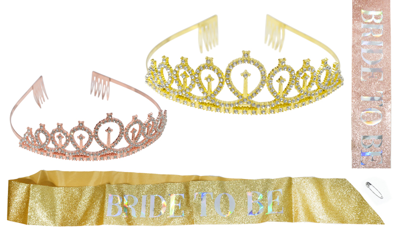 ΣΕΤ ΚΟΡΔΕΛΑ & ΣΤΕΜΜΑ BRIDE TO BE 0621588