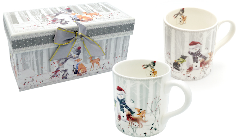 ΧΡΙΣΤΟΥΓΕΝΝΙΑΤΙΚΗ ΚΟΥΠΑ 220ml ΑΠΟ ΠΟΡΣΕΛΑΝΗ ΣΕΤ/2 ΜΕ ΚΟΥΤΙ ΔΩΡΟΥ 0621610