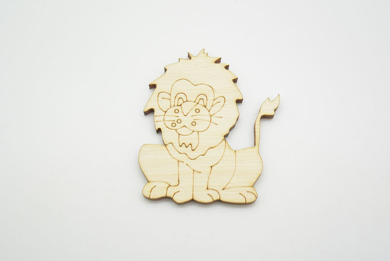 Ξύλινο Διακοσμητικό λιοντάρι (500145)