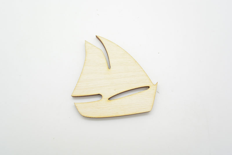 Ξύλινο Διακοσμητικό βάρκα (50075)