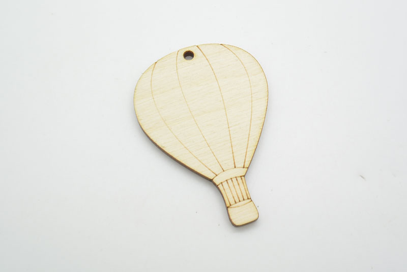 Ξύλινο Διακοσμητικό Αερόστατο (500435)