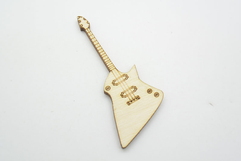 Ξύλινο Διακοσμητικό Ηλεκτρική κιθάρα (500414)