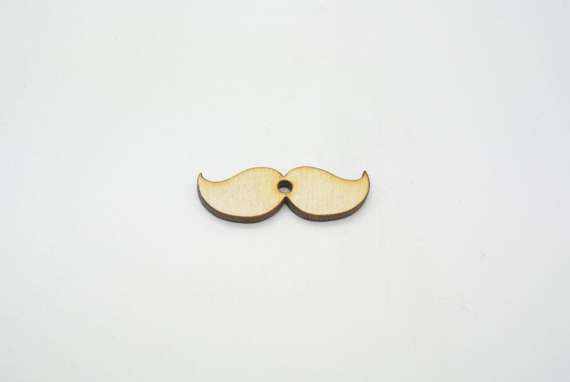 Ξύλινο Διακοσμητικό μουστάκι μικρό (500222)