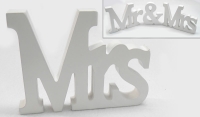 ΞΥΛΙΝΟ Mr & Mrs, ΓΡΑΜΜΑΤΑ MRs 15cm x 11cm 0519286