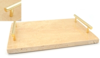 ΜΑΡΜΑΡΙΝΟΣ ΔΙΣΚΟΣ ΜΕ ΧΡΥΣΑ ΧΕΡΟΥΛΙΑ 30cm x 20cm 0621549